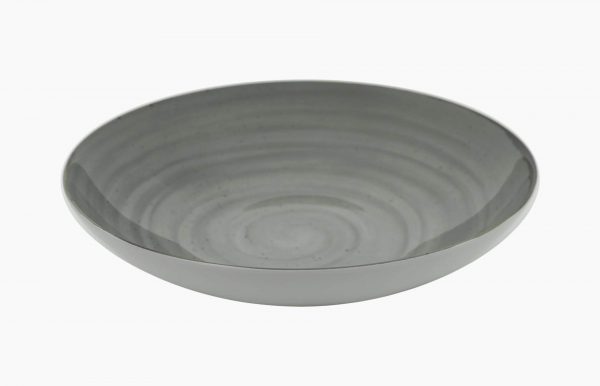 PRATO FUNDO COUPE Ø24CM RUSTICO CINZA IN